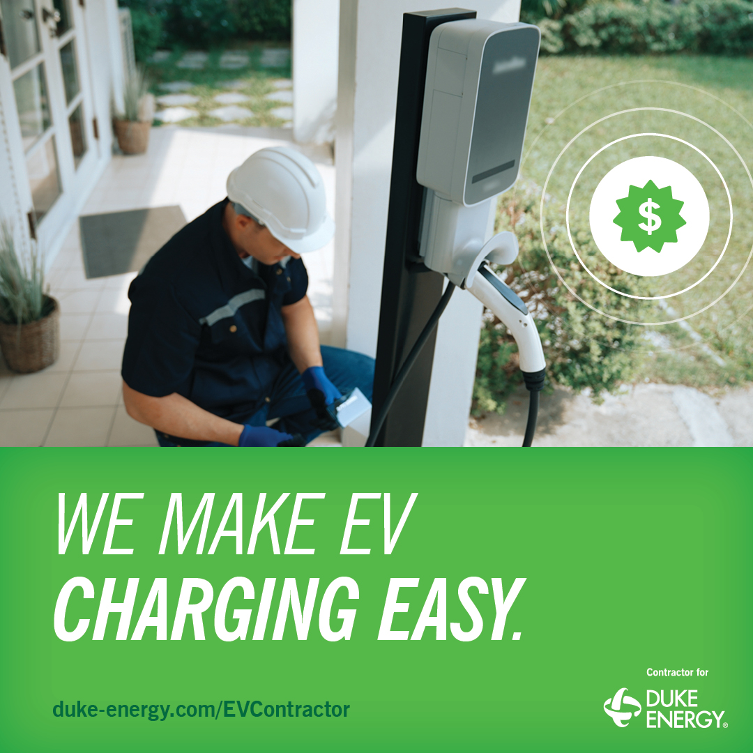 Duke Energy contractor program makes EV charging easy
