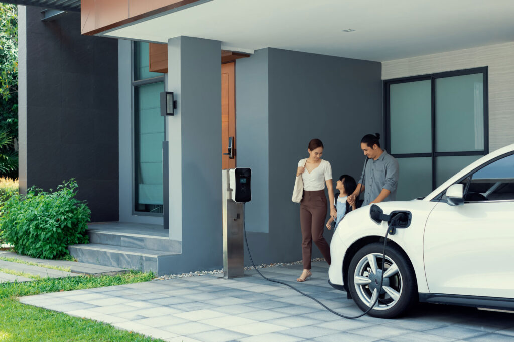 modern home electric car